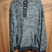 Тепла чоловіча молодіжна кофта з капюшоном.