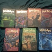 Лот з книг Гарі Поттера 7 книг ціна 1050 гривень
