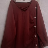 Женская трикотажная кофточка большого размера