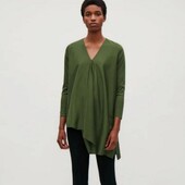 Брендова асиметрична бавовняна блуза