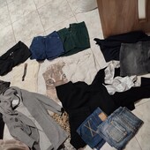 Великий пакет одягу жіночий 18 одиниць, розмір сх-с