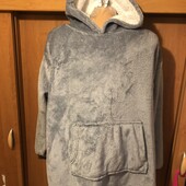 Меховушка, плюшева туника, кофта, худи, S-M, City Comfort. слип, пижама. в ідеалі