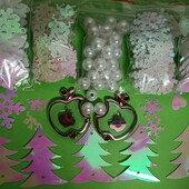 Набір сніжинок і наместин, 700шт