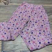Флисовые пижамные штаны на 10 лет, состояние хорошее
