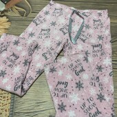 Плюшевые пижамные штаны размер Л