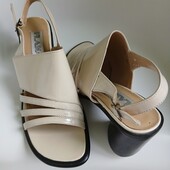 Лаковые босоножки р.36 (ньюанс)витрина