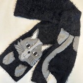 Мягесенький класний шарф Котик Стан нового Довжина 200 см Дуже класний