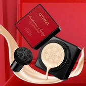 Кушон тональний крем beauty red o`cheal 02, натуральний відтінок + спонжик