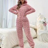 Флісовий комбінезон-піжама, розмір S.
