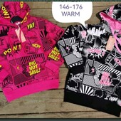 Крутые толстовки на флисе для девочек Crace 152,170 р!!!! Успей купить пока низкая цена!!!!!