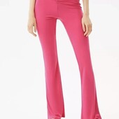 Яскраві стильні брюки кольору фуксія, М