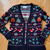 Новорічний кардіган р.S з камінцями⭐️