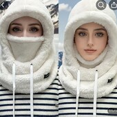 Плюшева Маска-Шапка для Захисту від Холоду