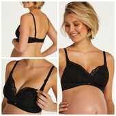 Hunkemoller! Комфортний жіночий бюстгальтер для годування 80Е caviar! Лот 8