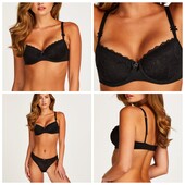 Hunkemoller! Жіночий бюстгальтер з мереживом 75Д caviar! Лот 36