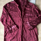 Пижамная рубашка из шелка