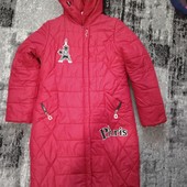 Зимове теплюще пальто на підлітка