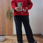 Теплый костюм для дома брюки с карманами и кофта размер 20-24