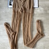 Брендовые бежевые колготы