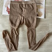 Матовые бежевые брендовые колготки