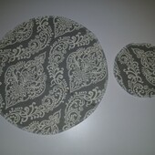 Подставки салфетки круглые 8шт из тефлона