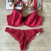 кружевной бюстгальтер 85f и трусы