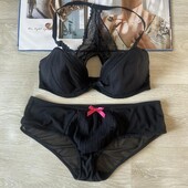 Кружевной бюстгальтер 70b и трусы