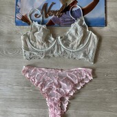 Світлий мереживний бюстгальтер 75b