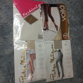 ✅ Колготки с узорами Черні / Бежеві / Молочні Італійські