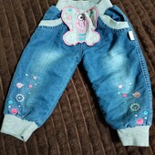 Гарні утеплені джинси