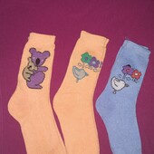 Носочки внутри махра для девочек