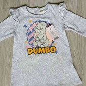 Disney брендовое платье двунитка на девочку рост 74/80 см