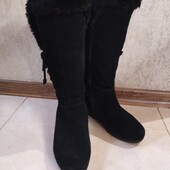 Зимові чоботи з натуральної замши