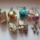 Новорічні іграшки ссср, лот все що на фото