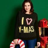 Эсмара! Новогодний женский свитер! 36/38 евро (42/44 наш)! Лот 40