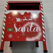 Металева новорічна пошта , поштова скринька Santa Claus