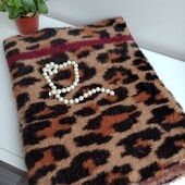 Розпродаж до НГ! Шикарний великий фірмовий шарф- альпака леопард Zara 220Х45см.