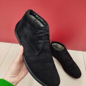 Ботинки замшевые зимние