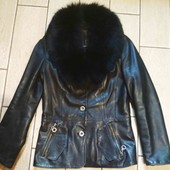 Натуральная кожаная куртка. Размер 38