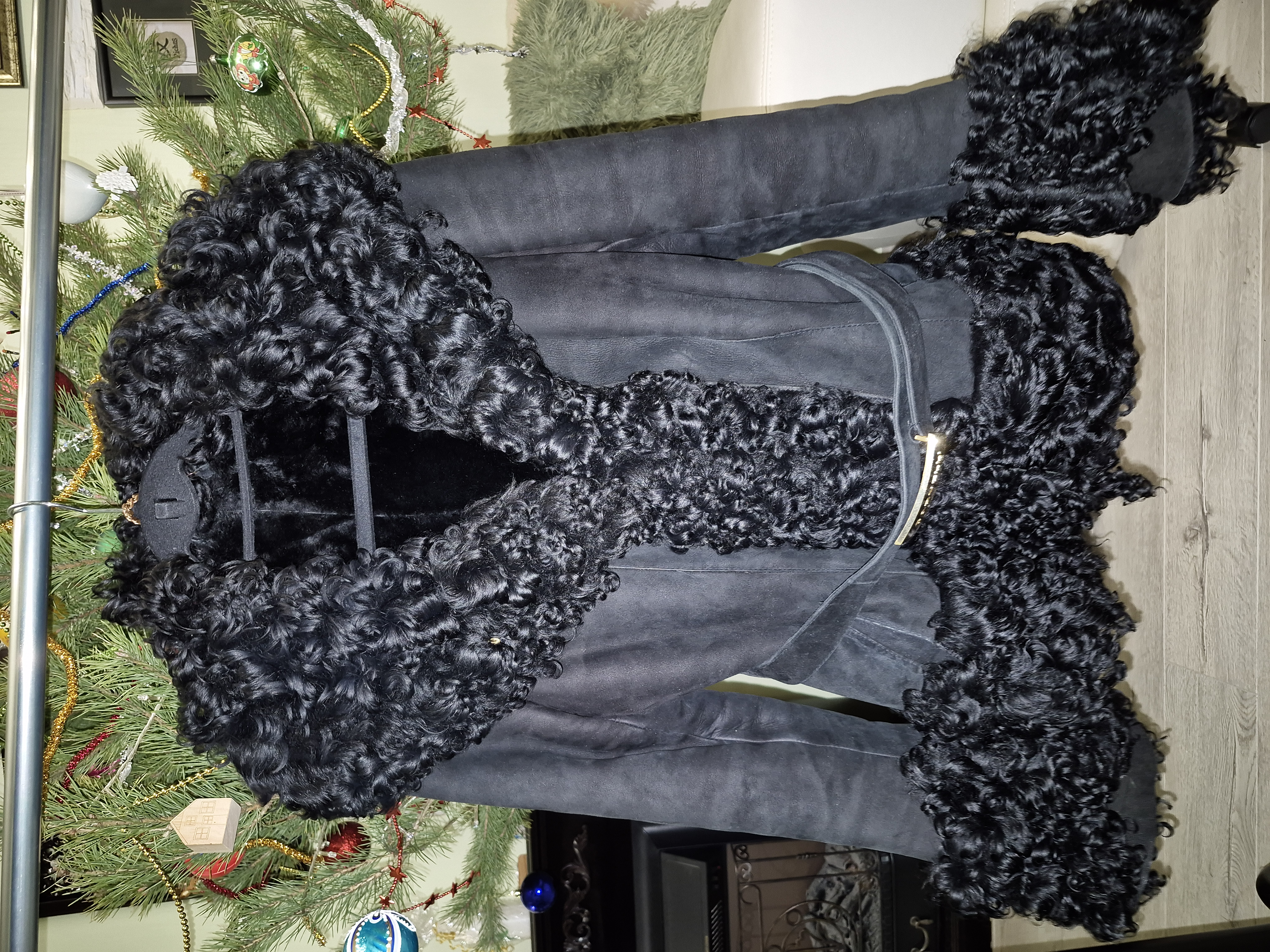 Натуральна дубленка с хутром