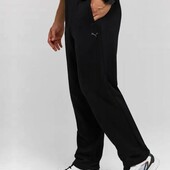 Фліс теплі чоловічі спортивні штани чорні прямі Найк, Пума,трьохнитка р.50-52-54-56-58-60