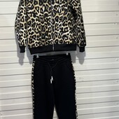 Теплий жіночий спортивний костюм на флісі 48,50