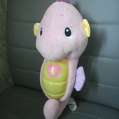 Музичний нічник. морський коник. fisher price
