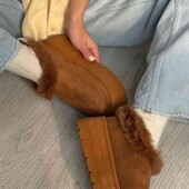 25.5 см. автоледі зимові, замшеві уггі утеплені хутром