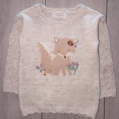 Тепла нарядна вязана кофта Primark, 6-9М / 74см