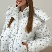 Куртка жіноча. Квітковий принт. Читайте опис