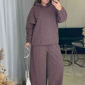 теплий, зручний костюм з капюшоном