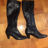 Сапоги кожаные