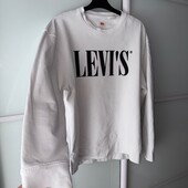 Levis оригінал білосніжна кофта светр лонгслів світшот оригінал
