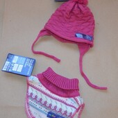 Шапка + шарф/хомут 62\68